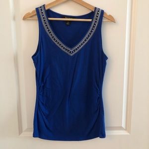 WHBM Embellished Tank Top Sz M